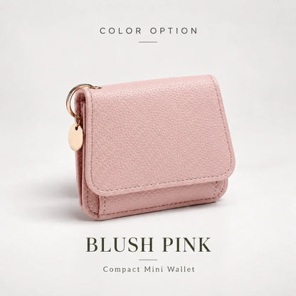 ✨Compact PU Leather Card Wallet with ID Window & Coin Pocket
