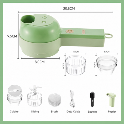 🥳50% OFF NOW! Wireless Food Processor – Cordless, one-touch chop. Perfect for arthritic hands. Kitchen prep made easy⚡🥗