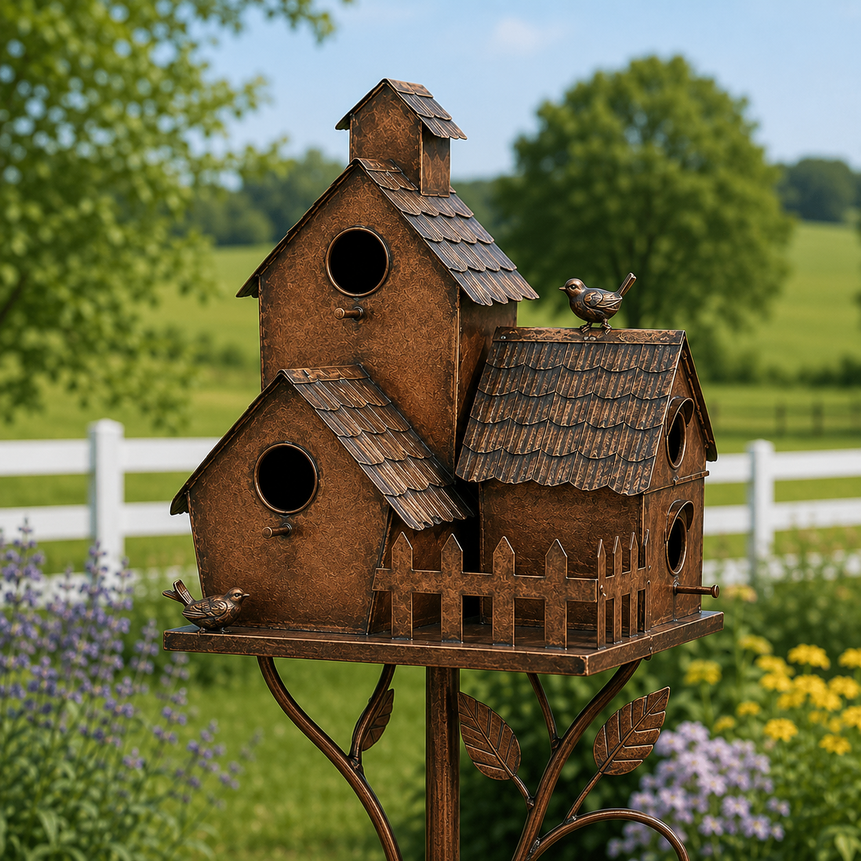 🔥Last Day 50% OFF Sola🔥-❤🐦Handmade Iron Birdhouse❤