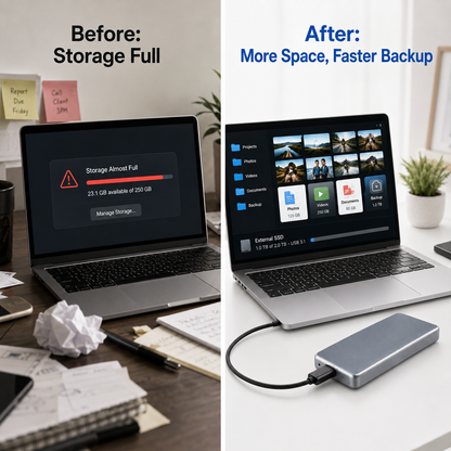 🔥 LAST DAY 49% OFF-Portable External SSD – Protect Your Photos, Videos & Important Files