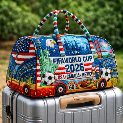 🔥LAST DAY 50% OFF 🗽🇺🇸 American 250th Anniversary Quilted Travel Duffle Bag