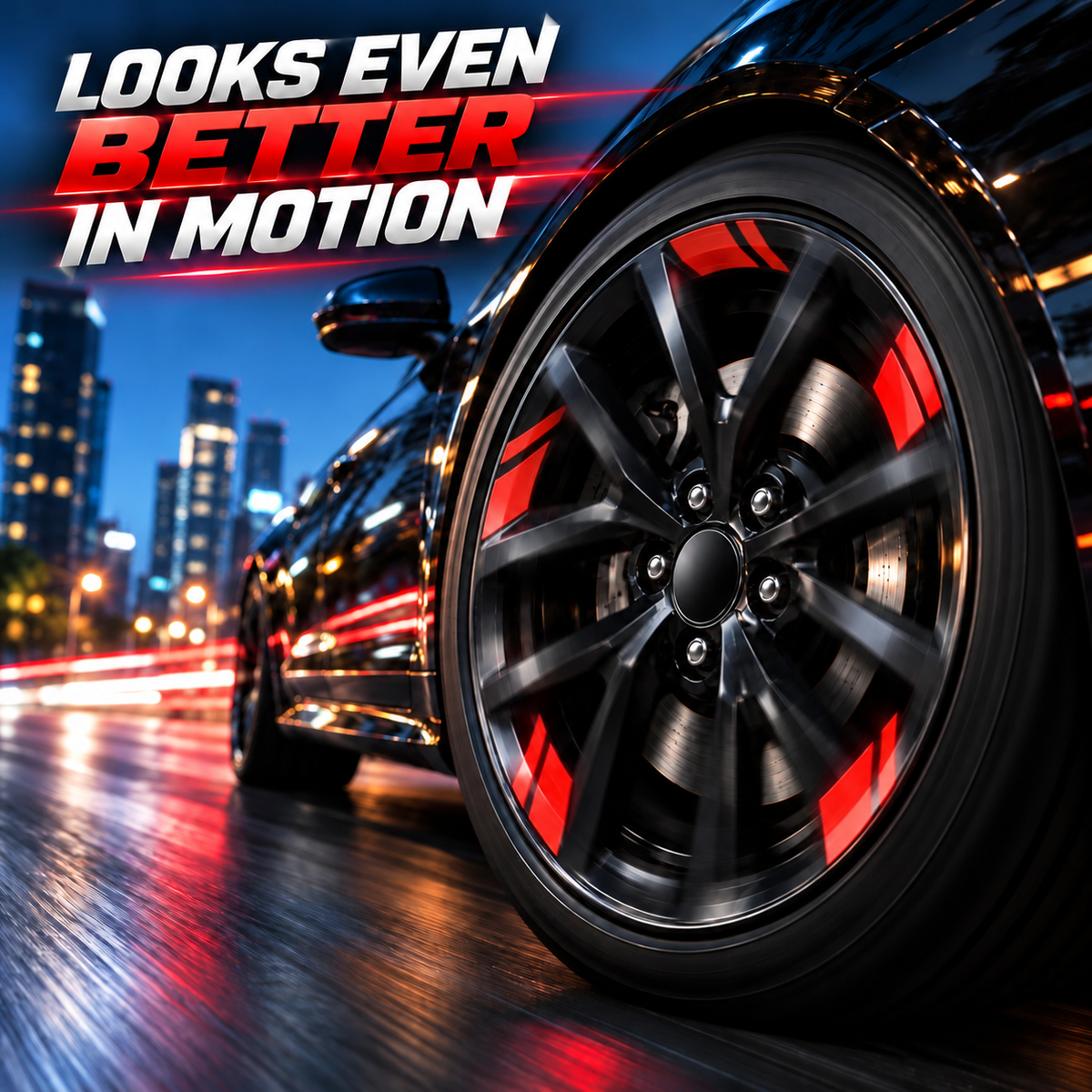 Reflective Wheel Rim Stickers / Reflective Rim Decals