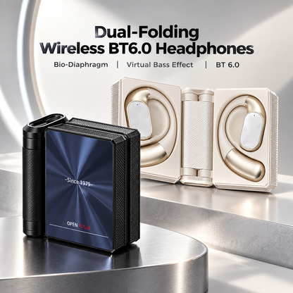 🔥Monster Ear Buds  - Headphones Bluetooth with Dual-Fold Design