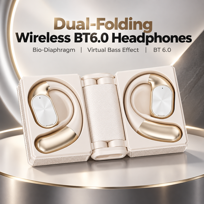 🔥Monster Ear Buds  - Headphones Bluetooth with Dual-Fold Design