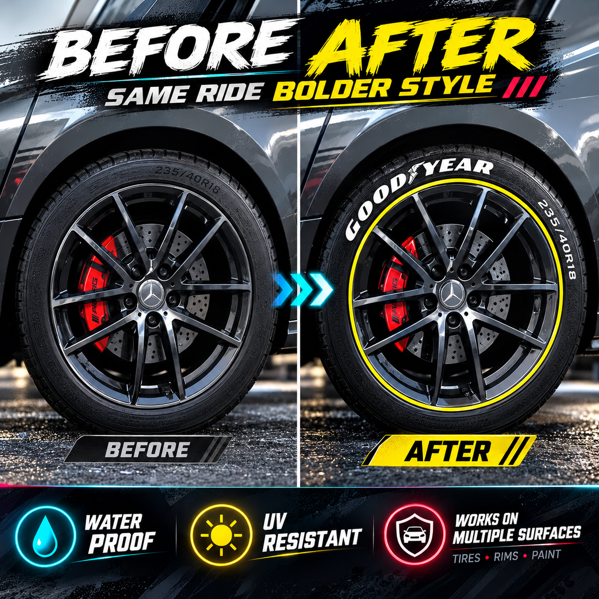 🏎️ Wheel Armor Multi-Surface Automotive Custom Marker