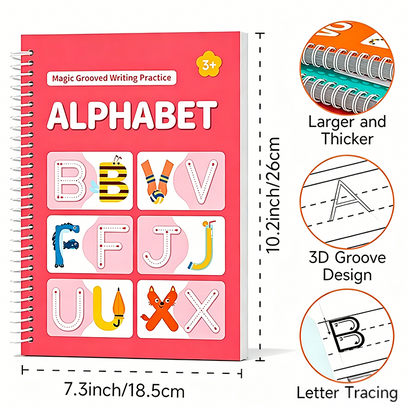 🖍️Kids Reusable Writing Workbook, Early Learning Gift
