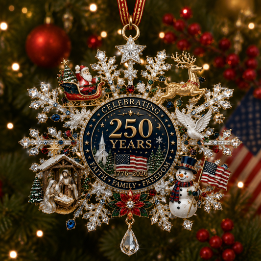 🎄❄Christmas Commemorative Snowflake Ornament