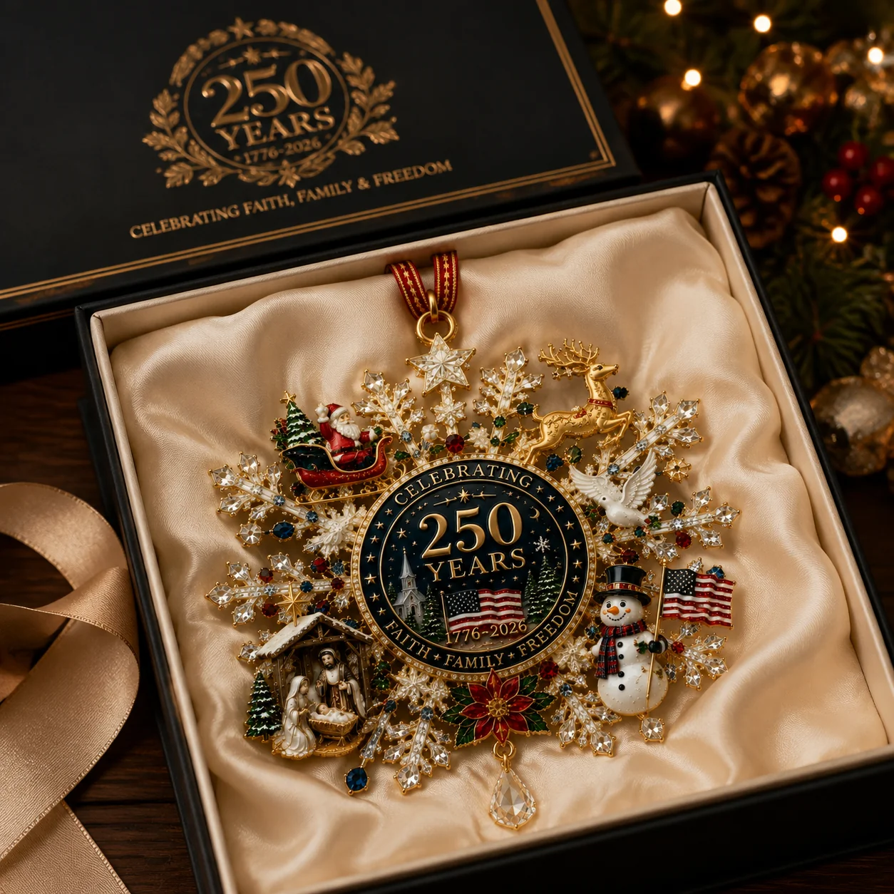 🎄❄Christmas Commemorative Snowflake Ornament