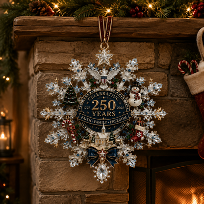 🎄❄Christmas Commemorative Snowflake Ornament