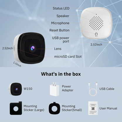 🔥 crystal-clear 2K security camera 🎥 Color Night Vision 🌙 24/7 Recording & Smart Alerts 🚨 Easy Install! 🔒
