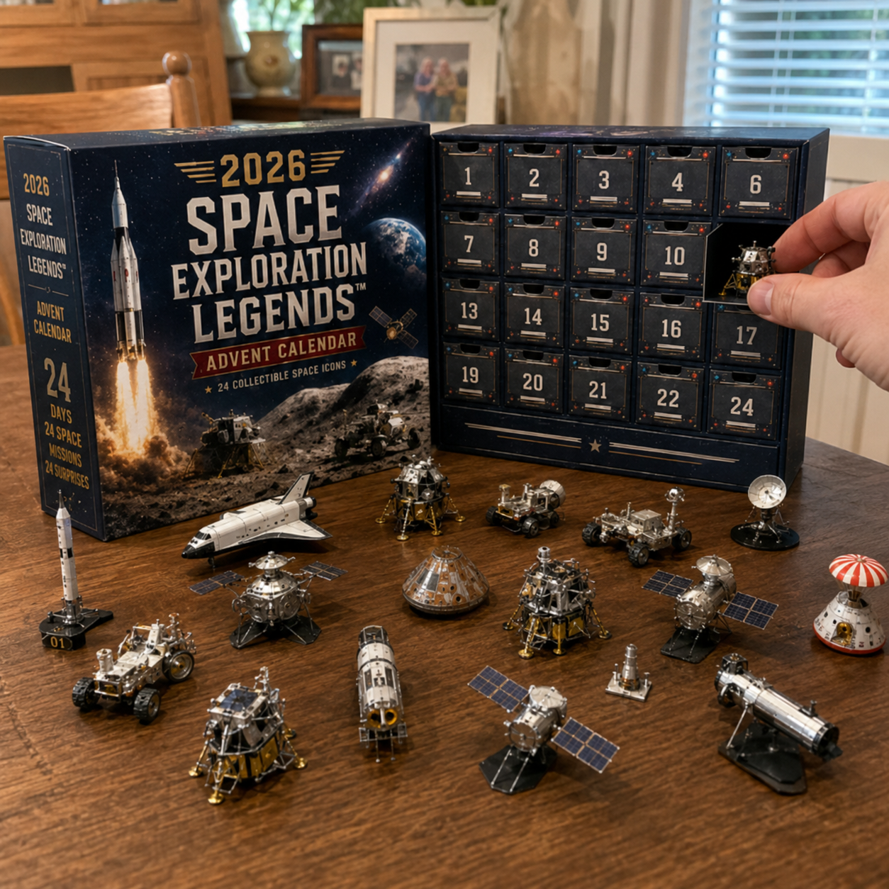 🚀 2026 Space Exploration Advent Calendar – 24 Days of Missions & Collectible Surprises
