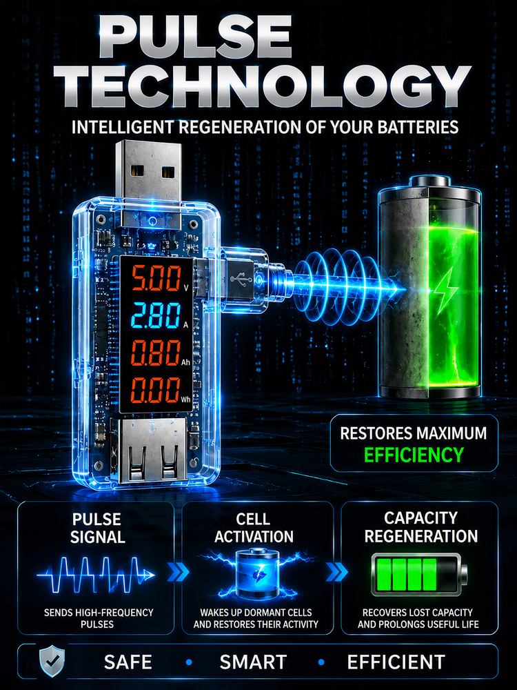 🏆 Last Day Special Offer! 🔥Buy 1 Get 1 Free🎁USB Smartphone Battery Repair Dongle