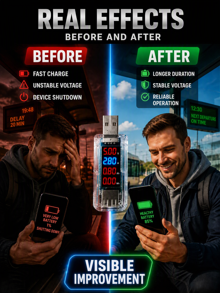 🏆 Last Day Special Offer! 🔥Buy 1 Get 1 Free🎁USB Smartphone Battery Repair Dongle
