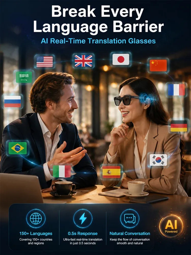 Al Smart Bluetooth Glasses