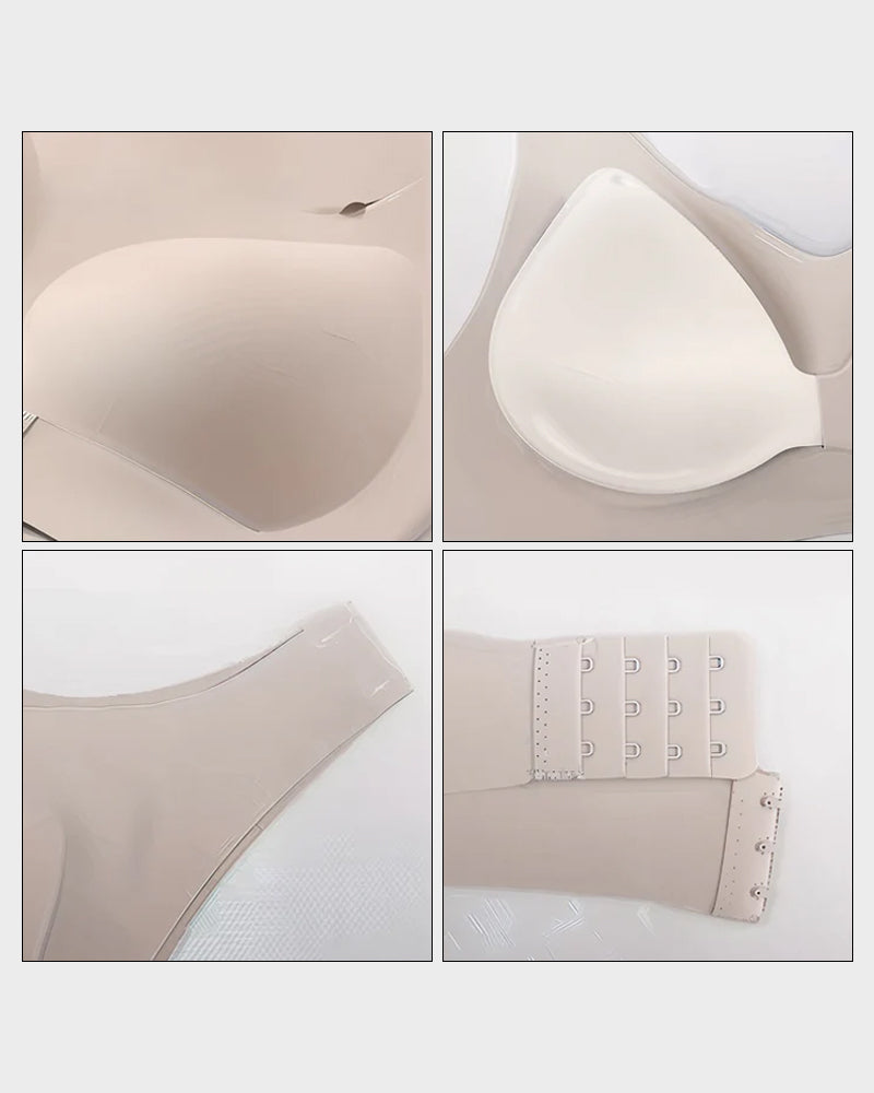 ✨50% OFF NOW! 👙 Front Closure Cross-Back Wireless Posture Bra – Ultra Push-Up, All-Day Comfort & Natural Lift for a Slimmer, Taller Silhouette 💖