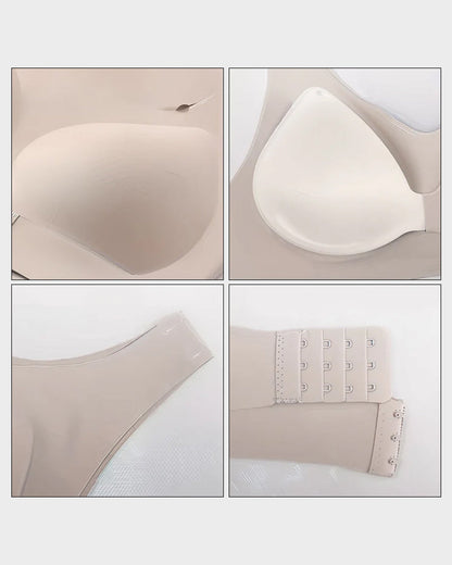 ✨50% OFF NOW! 👙 Front Closure Cross-Back Wireless Posture Bra – Ultra Push-Up, All-Day Comfort & Natural Lift for a Slimmer, Taller Silhouette 💖