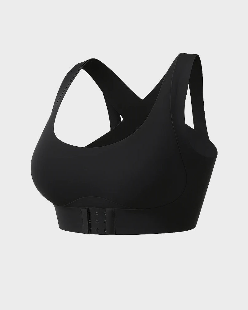 ✨50% OFF NOW! 👙 Front Closure Cross-Back Wireless Posture Bra – Ultra Push-Up, All-Day Comfort & Natural Lift for a Slimmer, Taller Silhouette 💖