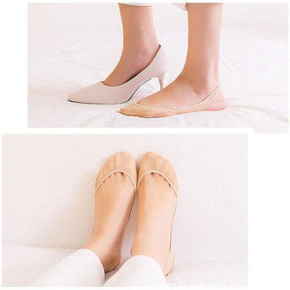 👠4 pairs👠Silicone anti-slip invisible socks