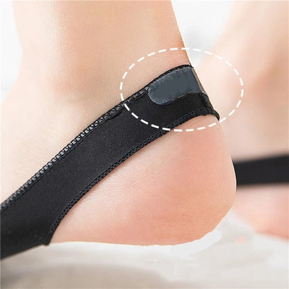 👠4 pairs👠Silicone anti-slip invisible socks