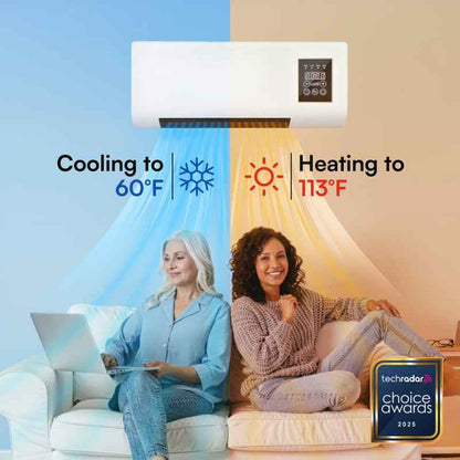 ❄️🔥 2-in-1 Wall-Mounted Heater & Air Cooler | Fast Cooling & Heating for Any Room