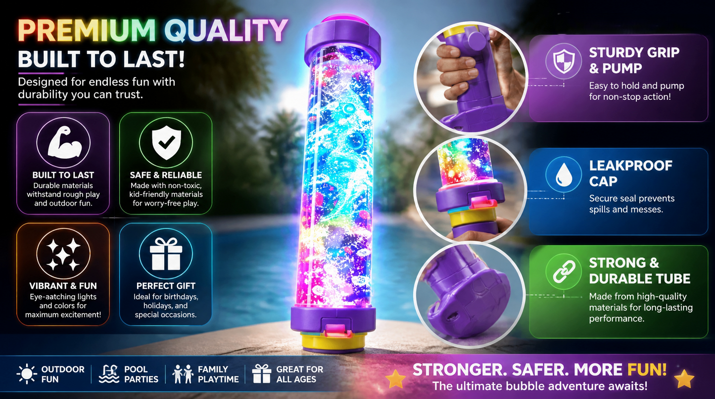 Turn Every Backyard Into a Rainbow Light Show💦