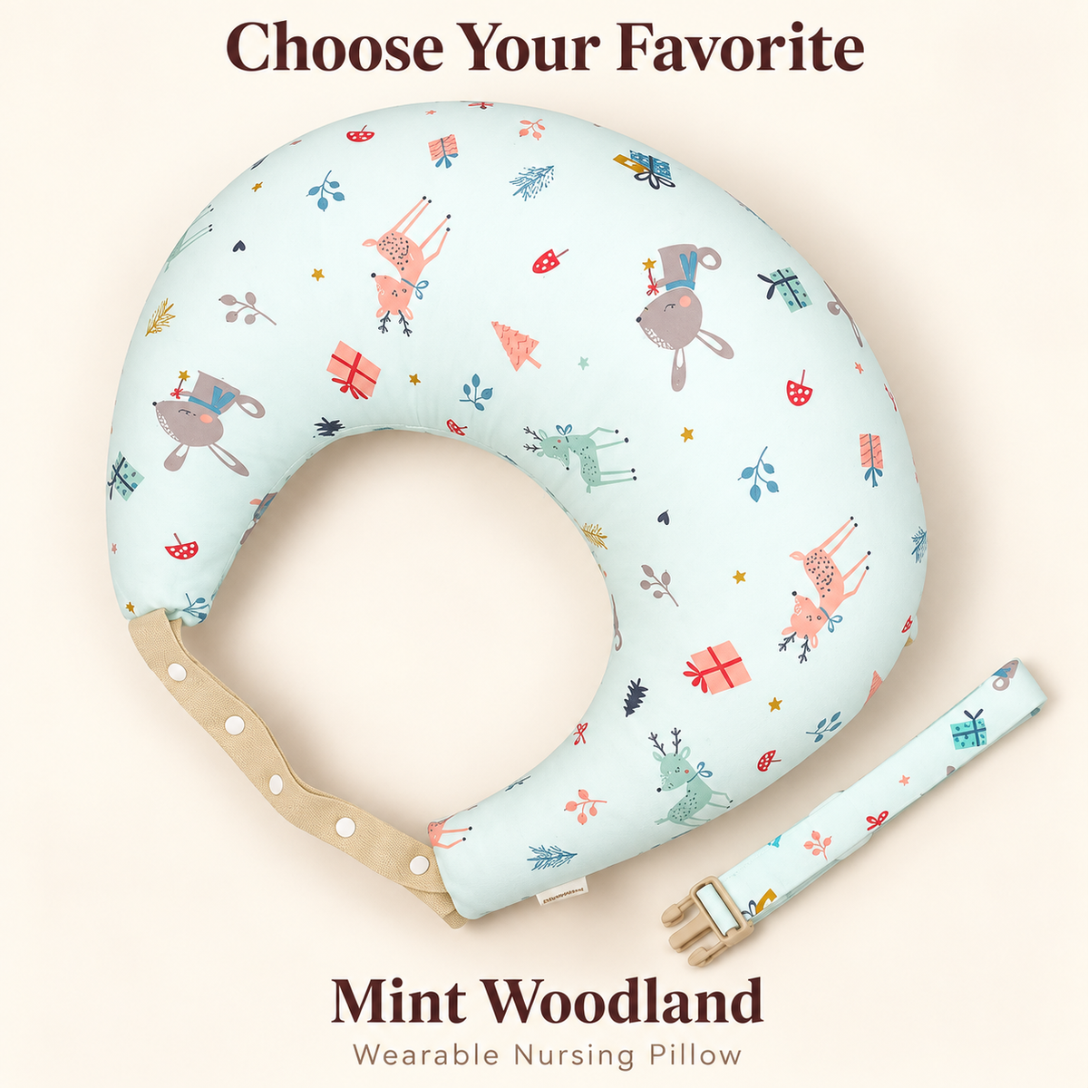 Multi-Function Baby Support Pillow – Newborn Nursing & Feeding Pillow
