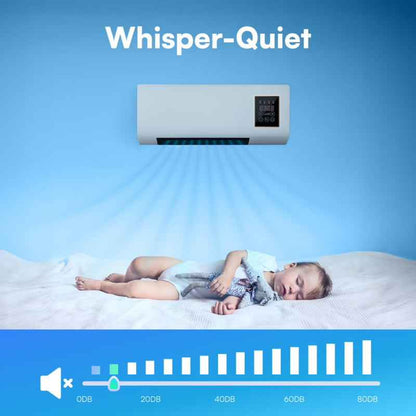 ❄️🔥 2-in-1 Wall-Mounted Heater & Air Cooler | Fast Cooling & Heating for Any Room