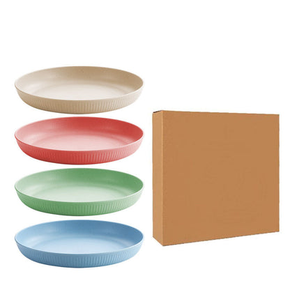 Unbreakable Wheat Straw Dinner Plates