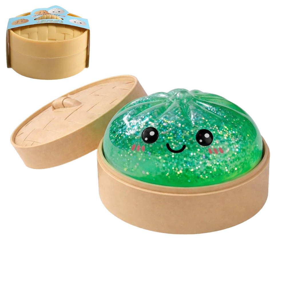 🔥Limited Time 49% Off✨Glitter Dumpling Squishy with Box