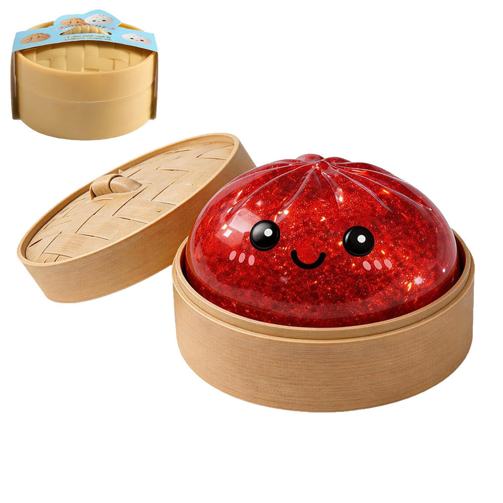 🔥Limited Time 49% Off✨Glitter Dumpling Squishy with Box