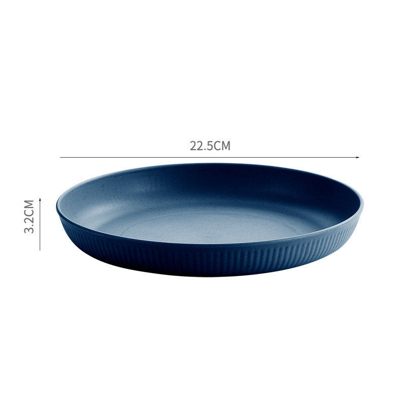 Unbreakable Wheat Straw Dinner Plates