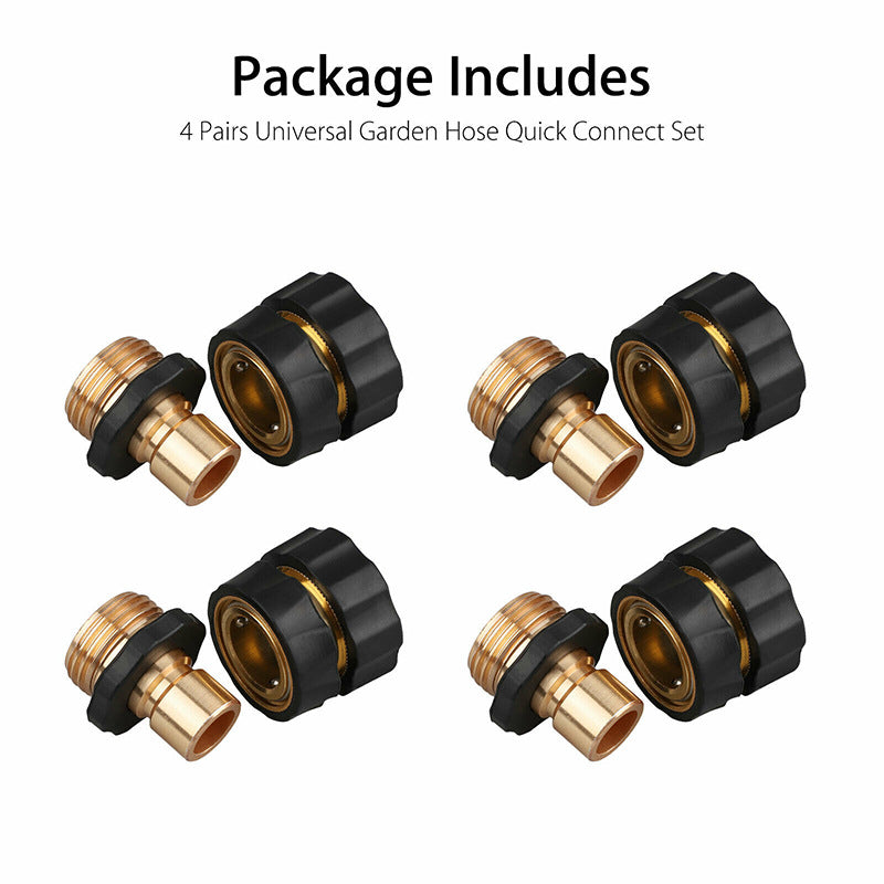 ✨Garden Hose Quick Connectors 3/4-Inch Male and Female