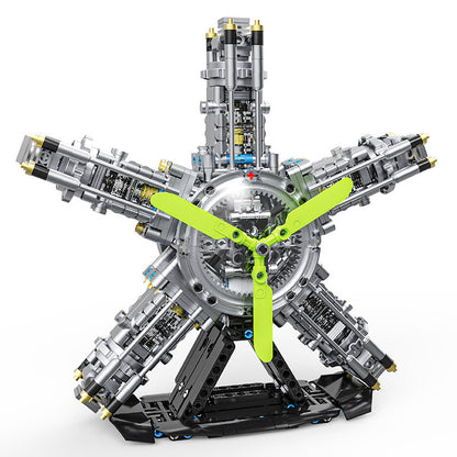 🔥 V8 Engine Model Kit – 1:1 Scale DIY Mechanical Building Set with 692 Pieces for Car Lovers & STEM Learning