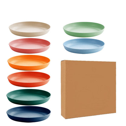 Unbreakable Wheat Straw Dinner Plates