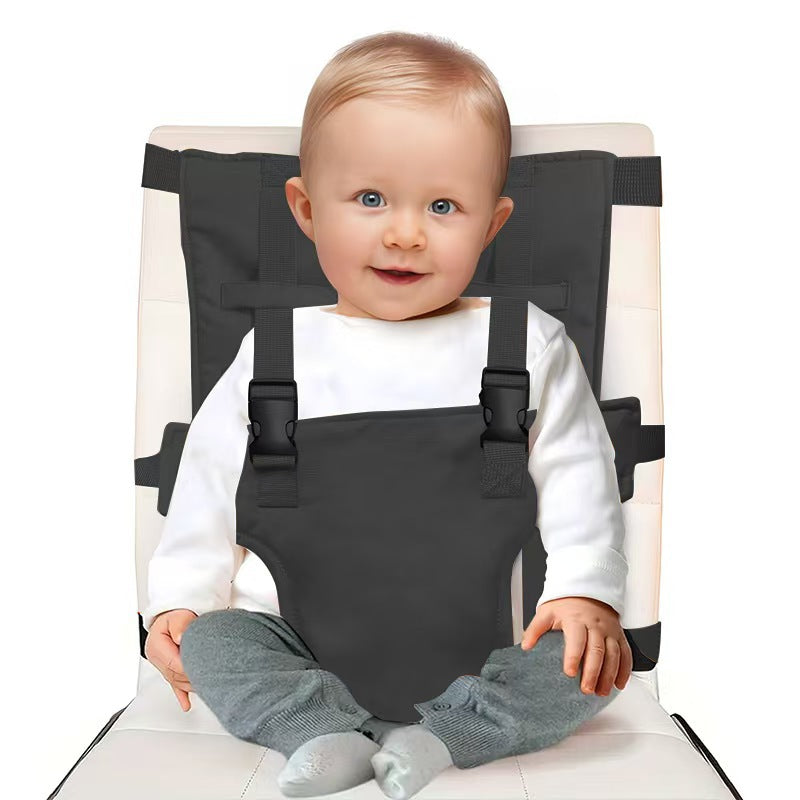 🎉 2026 Sale — Over 34,700 Sold!👶 Portable Baby High Chair Safety Harness Strap