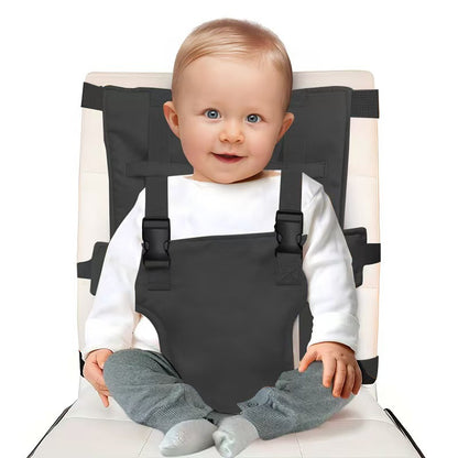 🎉 2026 Sale — Over 34,700 Sold!👶 Portable Baby High Chair Safety Harness Strap