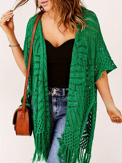 🔥Limited Time 50% Off✨Womens Knit Cardigan Oversized Open Front Outwear