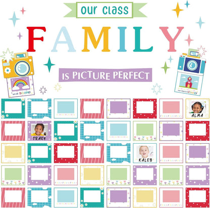 🏫"Our Class Is a Big Family" Photo-Frame Style Bulletin Board Decoration🎒