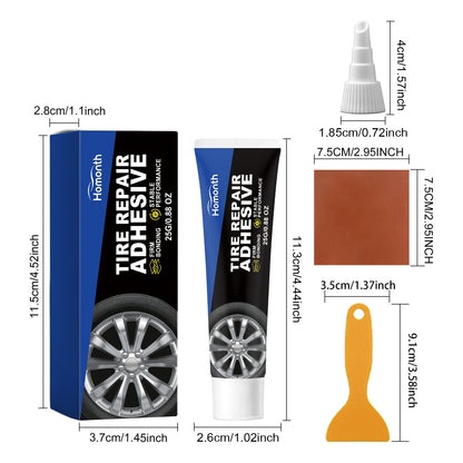 Weather-Resistant Waterproof Flexible Tire Repair Adhesive