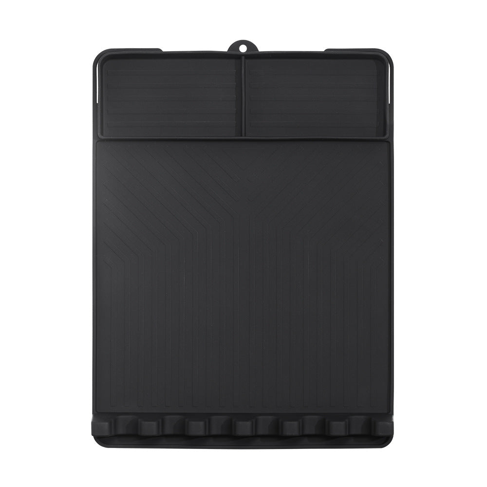 Silicone Grill Side Shelf Mat – Heat Resistant BBQ Tool Organizer