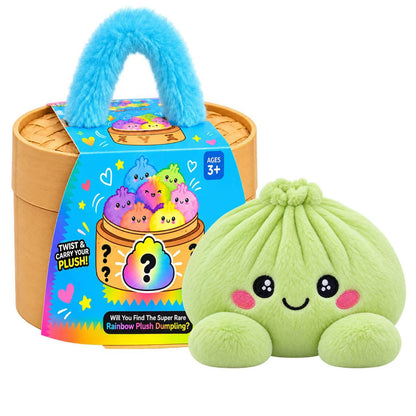 🥟 Cute Dumpling Plush Surprise 🎁 | Super Soft & Huggable with Adorable Steamer Basket 💕