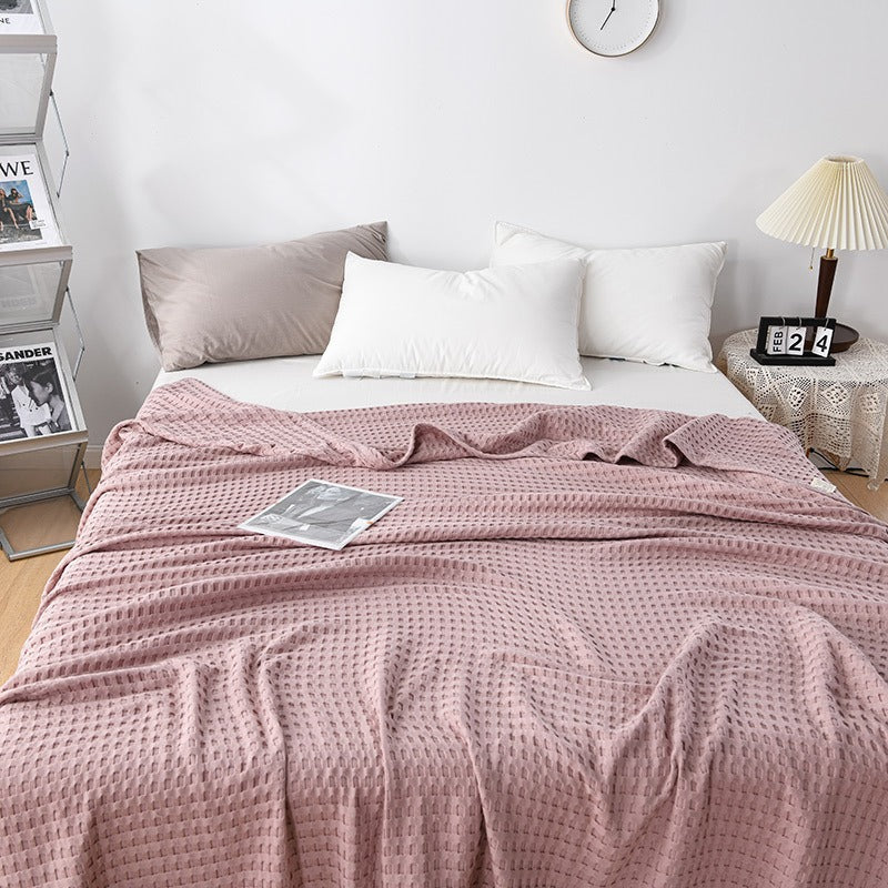 🔥SELLING FAST! 🎋Bamboo Waffle Cooling Blanket