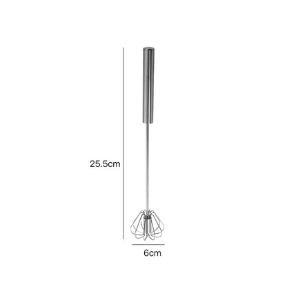 🥚🍳 Semi-automatic stainless steel hand whisk 🔧✨