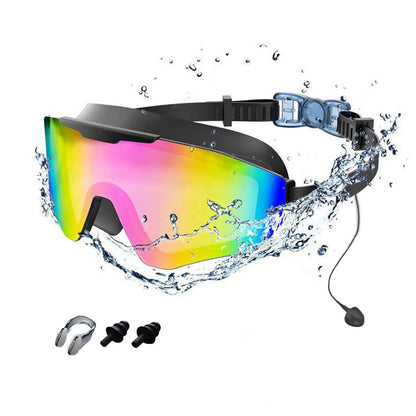 🔥SELLING FAST! ⚡Swim Goggles with Earplugs for Adult Kid 4-12 Men Women