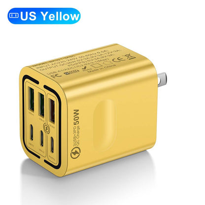 🔥Limited Time 50% Off✨Portable Multi Port Charging Station 50W, 6-Port USB C & USB A