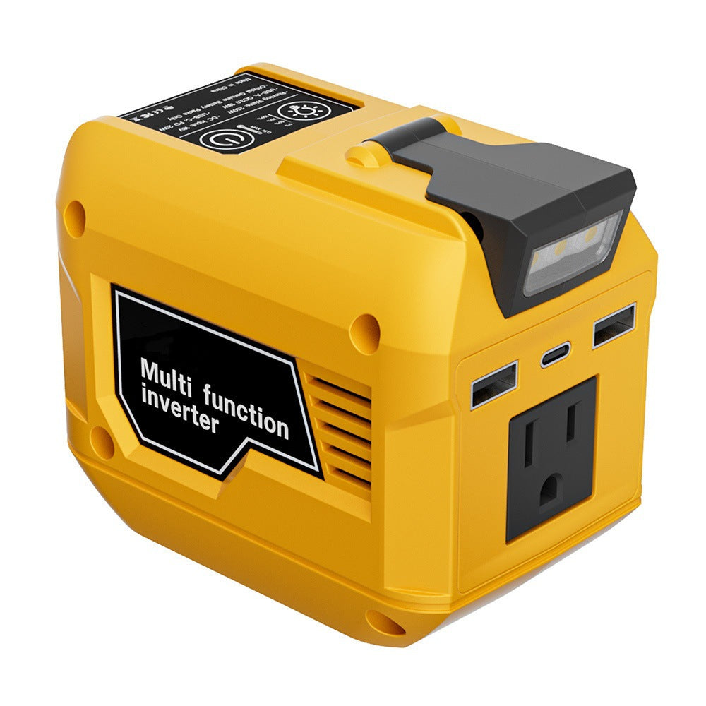 🛠️250W Power Inverter Compatible with 20V Battery Converter