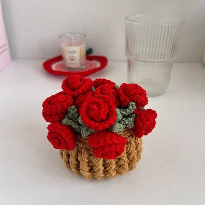 ✨Handmade Crochet Flower Bouquet Coaster