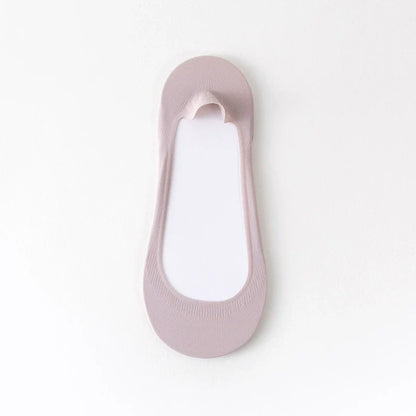 🧦Cushioned No-Show Socks for Women | Non-Slip Ice Silk Invisible Boat Socks with Double Sponge Footpads