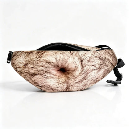 ⏰ 50% OFF Today- Funny Belly Fanny Pack – Realistic Fake Belly Waist Bag