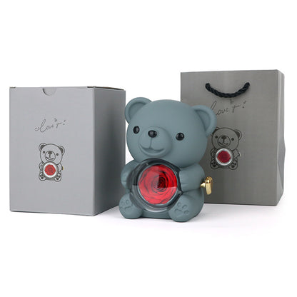💖Bear Rose Eternal Flower Gift Box
